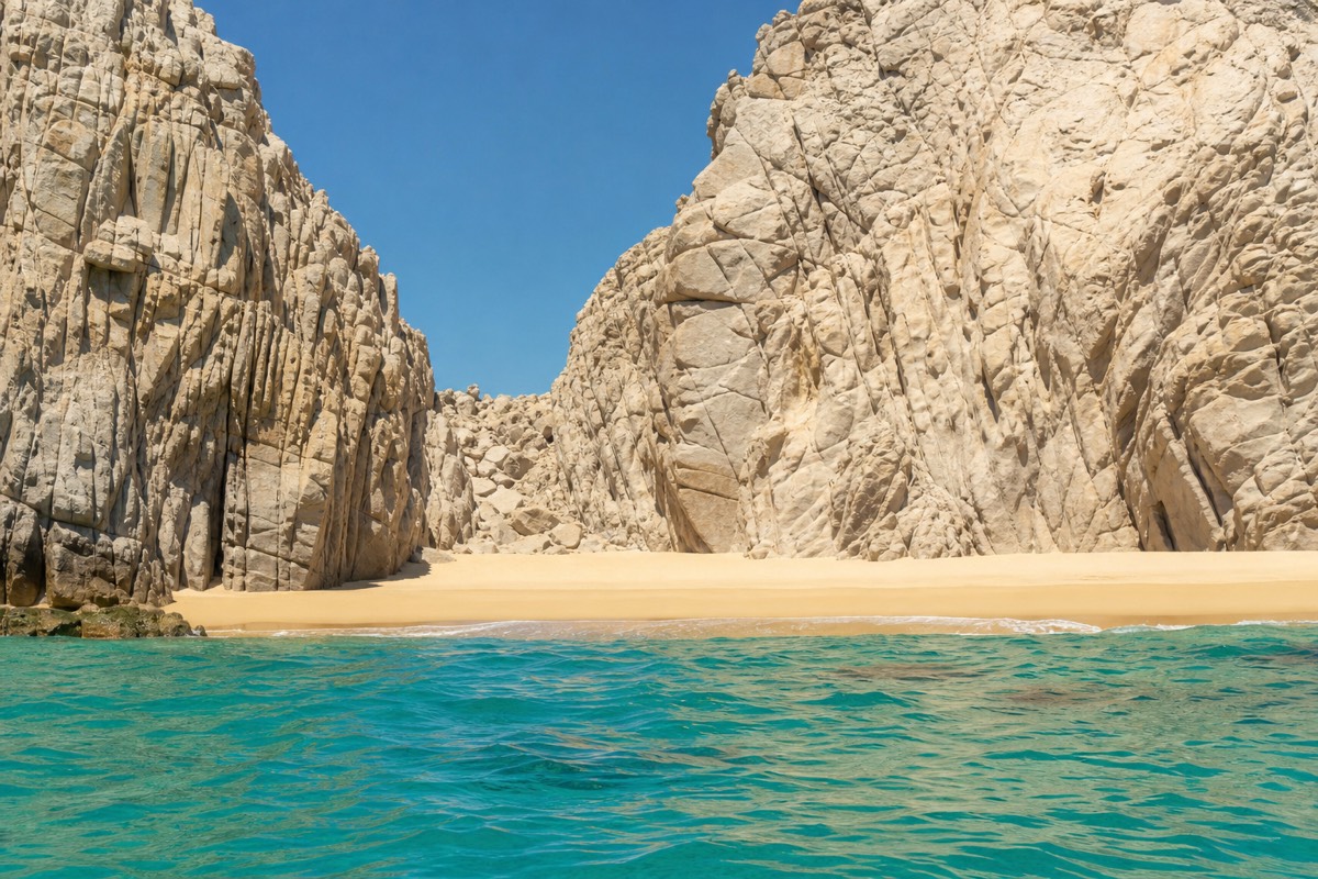 Lover's Beach in the cove behind Land's End
