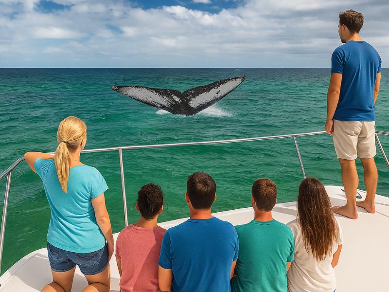 our team at tour whale watching